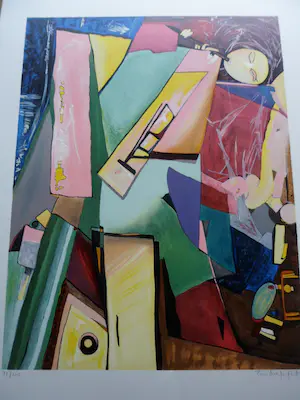 Sandra Jayat - Litho, Vouloir Voir kopen? Bied vanaf 30!