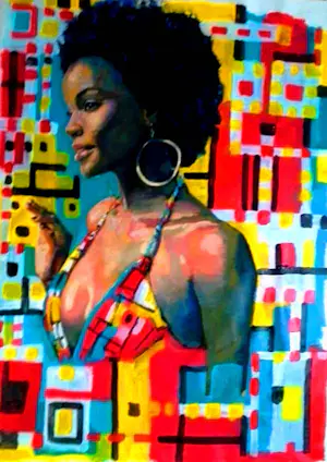 Peter Klashorst - Ebony Babes - Handgesigneerd !!! kopen? Bied vanaf 50!