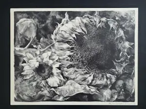 Aart van Dobbenburgh - "Zonnebloemen". kopen? Bied vanaf 75!