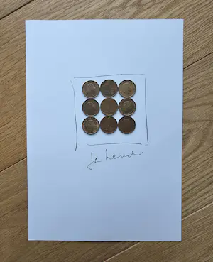 Jan Henderikse - Museum Labels - 8 Unieke gesigneerde werken - 2018 - 21 x 15 cm per stuk kopen? Bied vanaf 450!