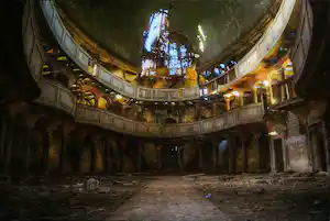 Astrid Boers - C-Print op dibond, The Chapel (Groot) verkocht voor € 150!