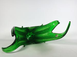 Niet of onleesbaar gesigneerd - Glas, Groene schaal kopen? Bied vanaf 1!
