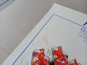 Christian Ludwig Attersee - Original Ausstellungsplakat Tellerlampe Galerie Krinzinger Innsbruck 1974 kopen? Bied vanaf 60!