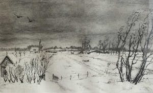 Hans van Dokkum - C5013, Winterlandschap kopen? Bied vanaf 50!