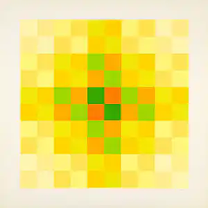 Hugo Demarco - "Relation Couleur II" 1973 - Auflage 200 - signiert - nummeriert verkocht voor € 207!