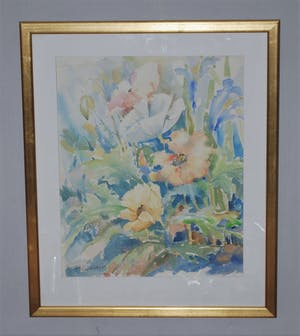 Bernadette Leijdekkers - Aquarel wilde bloemen kopen? Bied vanaf 60!