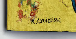 Ruud Cornelisse - acrylverf op doek & gemengde techniek - Circus - gesigneerd kopen? Bied vanaf 69!
