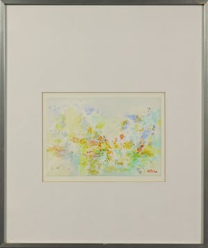 Frits Klein - Aquarel, L'automne à Wassenaar - Ingelijst kopen? Bied vanaf 80!