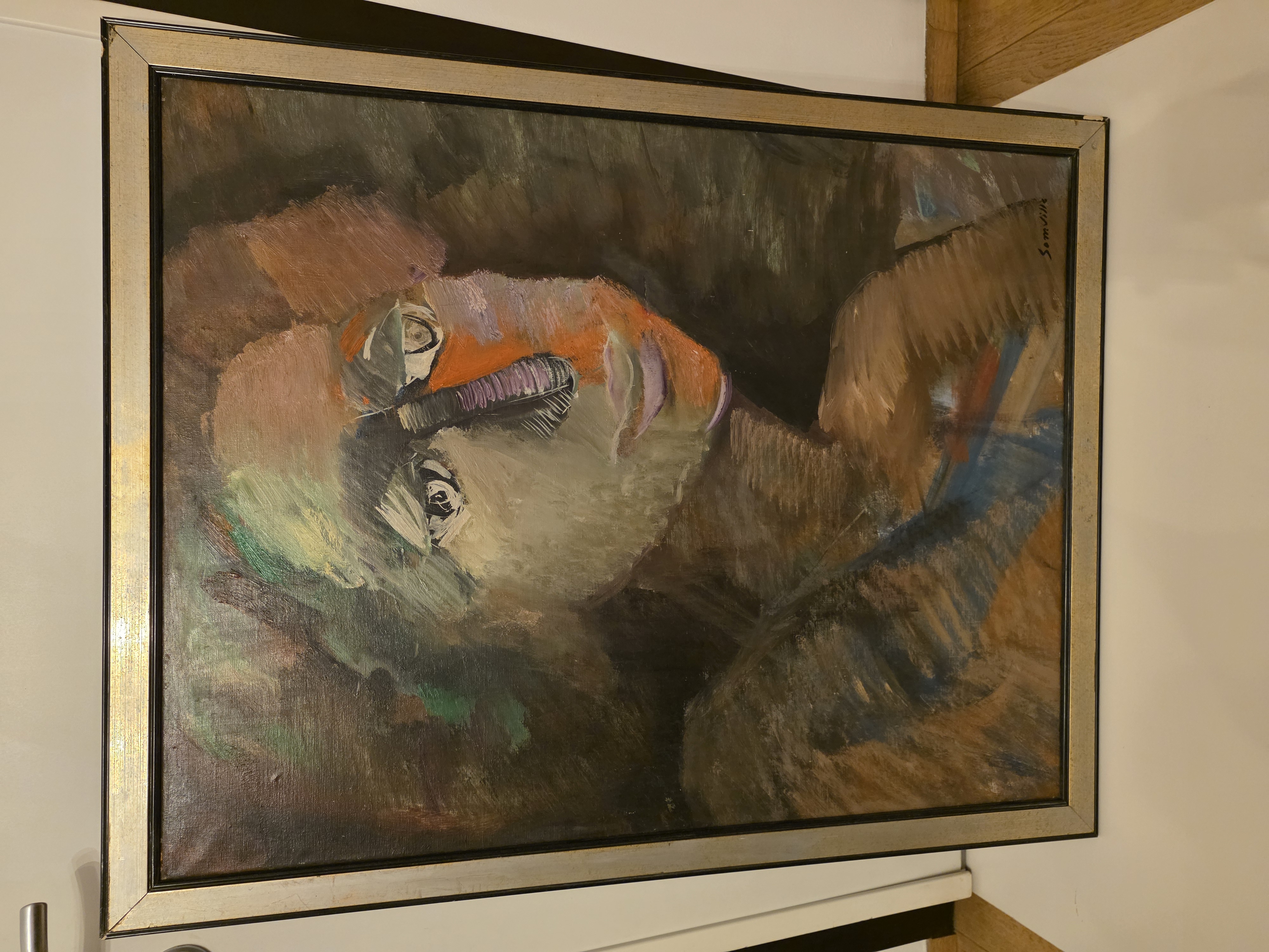 Roger Somville - – Expressionistisch vrouwenportret – Olieverf op d... kopen? Bied vanaf 400!