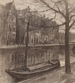 Egbert Schaap - Stadsgezicht van Amsterdam kopen? Bied vanaf 200!