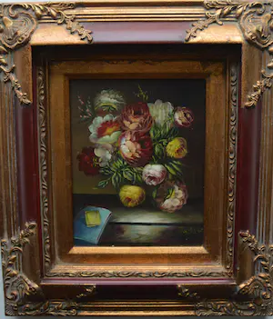 Niet of onleesbaar gesigneerd - Stilleven met bloemen. kopen? Bied vanaf 1!