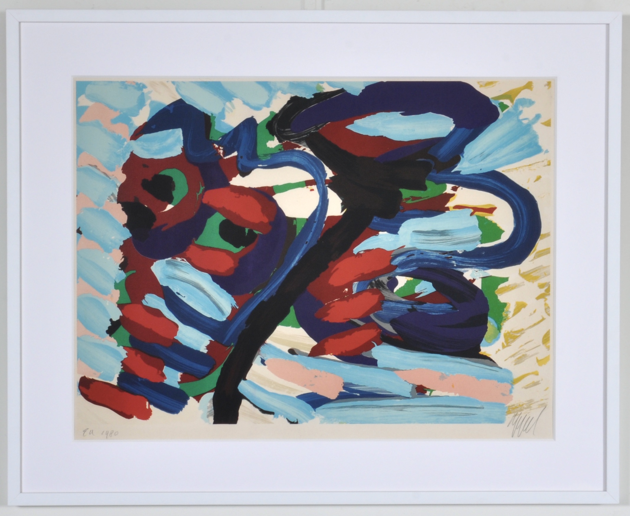 Karel Appel - Loving Heads - litho - Gesigneerd - 1980 kopen? Bied vanaf 635!