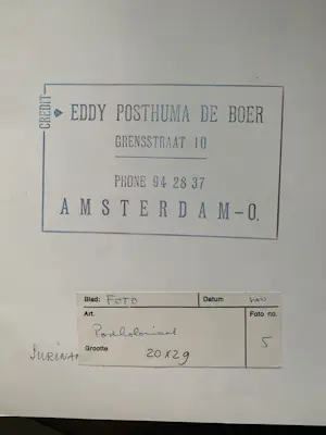 Eddy Posthuma de Boer - Gelatine silverprint kopen? Bied vanaf 125!