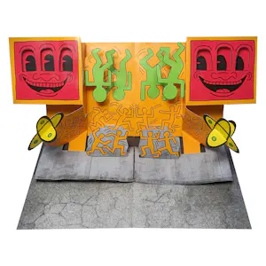 Keith Haring - 3D Pop Up Book - Altarpiece Edition kopen? Bied vanaf 350!