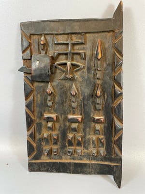 Dogon - 210832 - Old & Tribal used African Dogon Granary Door - Mali. kopen? Bied vanaf 1!