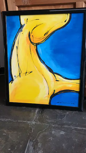 Niet of onleesbaar gesigneerd - Steigerend paard. kopen? Bied vanaf 1!