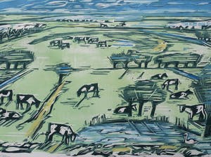 Luuk Scholten - Koeien in de wei. Hollands landschap. kopen? Bied vanaf 69!