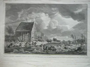 Noach van der Meer - Overstroming bij Heusden 1775 kopen? Bied vanaf 75!