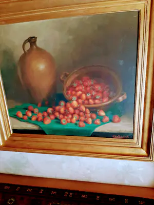Alfons Waterschoot - Stilleven met aardbeien kopen? Bied vanaf 150!