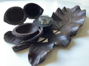 Curiosa - Inkstel van hout kopen? Bied vanaf 1!