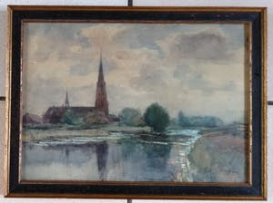 Johannes Josseaud - Kerk aan vaart kopen? Bied vanaf 80!