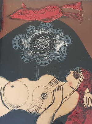 Corneille - Litho 28/100, La grande fleur - 1974 kopen? Bied vanaf 225!