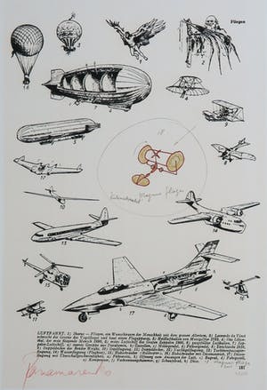 Panamarenko - Offset litho, Magnusflieger kopen? Bied vanaf 600!