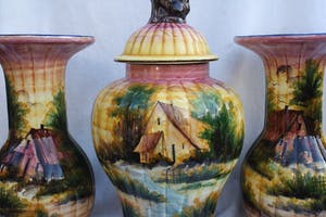 Faience Hubert Bequet - Uniek Kaststel (1959-1974) kopen? Bied vanaf 1!