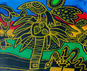 Corneille - Ingelijste zeefdruk: "Oiseau né du Paysage" - 1992 (nette lijst!) kopen? Bied vanaf 375!