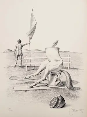 Joop Moesman - gesigneerde litho uit Petit 1 kopen? Bied vanaf 150!