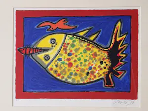 Corneille - Poisson Joyeux - E.A - 1999 - Handgesigneerd kopen? Bied vanaf 500!