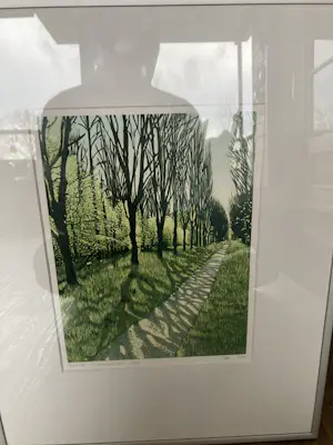 Niet of onleesbaar gesigneerd - Houtsnede ‘Westvelderbos’ 2015 kopen? Bied vanaf 10!