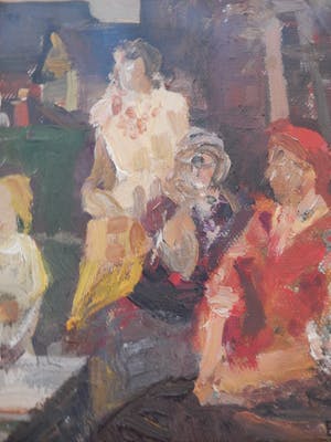 Yakov Tarasovich Besperstov - evening village scene kopen? Bied vanaf 250!