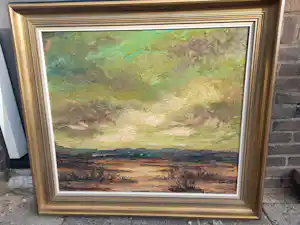 Pie Wilhelmus - Heidelandschap verkocht voor € 60!