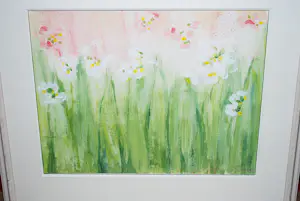 Shunyam - Bloemen in een zomers weiland - groot schilderij, fraai ingelijst kopen? Bied vanaf 100!