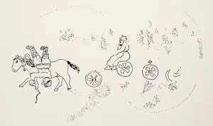 Marc Chagall - 2 Farb-Lithographien "Derriere Le Miroir" von 1950 kopen? Bied vanaf 180!