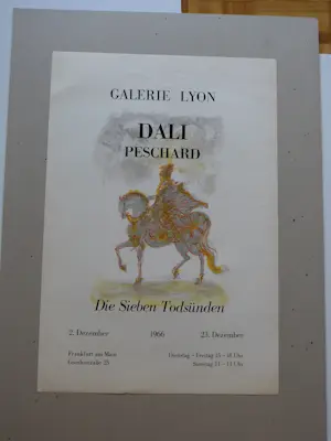 Salvador Dali - Die sieben Todsünden kopen? Bied vanaf 150!