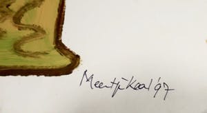 Meertje Kaal - Gemende techniek, Lot van vijf werken op karton, Seree de Tovenaar V kopen? Bied vanaf 1!