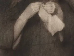 Nicolaas Pieneman - Portret van een meisje met handwerk kopen? Bied vanaf 200!