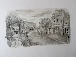 Emilio Grau-Sala - Lithographie "Le petit ami" kopen? Bied vanaf 80!