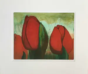 Guus Kuit - Tulpen | prachtige kleurets - ingelijst kopen? Bied vanaf 49!