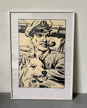 Pieter Kuhn - Kapitein Rob met hond Skip kopen? Bied vanaf 25!
