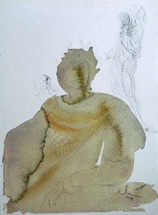 Salvador Dali - kleurenlitho uit de serie BIBLIA SACRA no. 53 kopen? Bied vanaf 45!