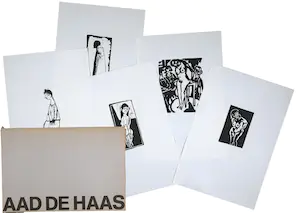 Aad de Haas - Compleet portfolio met 25 linosnedes - Een loflied voor een liefde kopen? Bied vanaf 1!