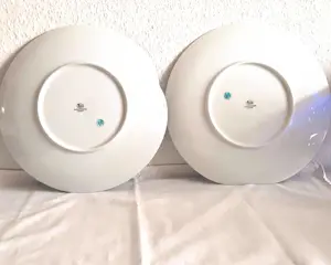Hutschenreuther - Porzellan Set (6-teilig) 2 Platten 2 Vasen 2 Kerzenständer IG BCE Jubiläum kopen? Bied vanaf 48!