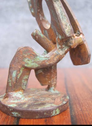 Brons (Onbekend) - Abstract vruchtbaarheids beeldje kopen? Bied vanaf 47!