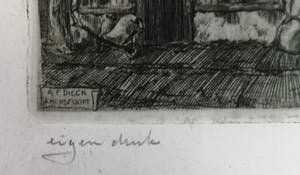 Anton Pieck - Oude gevels Amersfoort kopen? Bied vanaf 100!