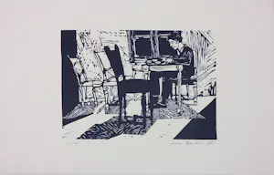 Jeroen Hermkens - Linogravures, Map met 8 linogravures Paris kopen? Bied vanaf 90!
