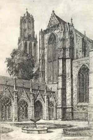 Marius Johannes Janssen - B8834 - Utrecht, Kloostergang verkocht voor € 40!
