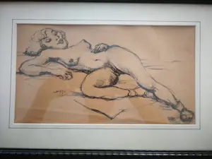 Henry van Straten - Liggende dame. Naakt. kopen? Bied vanaf 99!